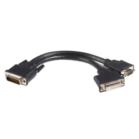8in LFH 59 to DVI I VGA DMS 59 Cable