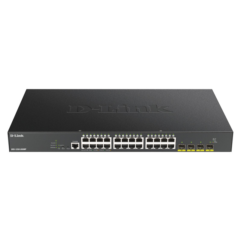 28-Port Smart Managed PoE+Gigabit Switc
