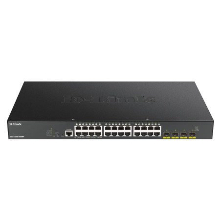 28-Port Smart Managed PoE+Gigabit Switc