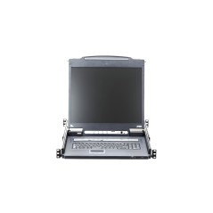 8 Port 17" LCD KVM Over IP