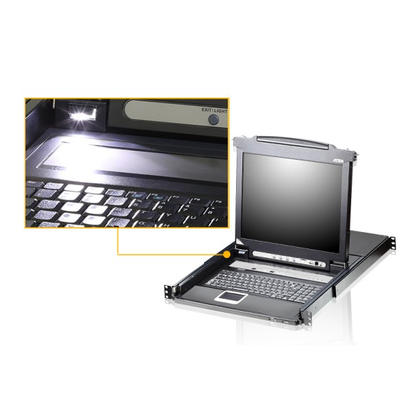 8 Port 17" LCD KVMP Switch