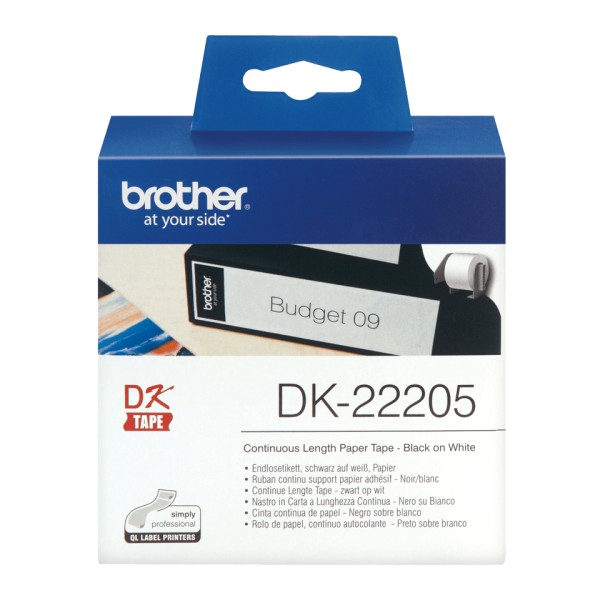 DK22205 CONTINUOUS PAPER TAPE