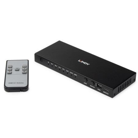 Lindy 38386 interruptor KVM Negro | APLIUM