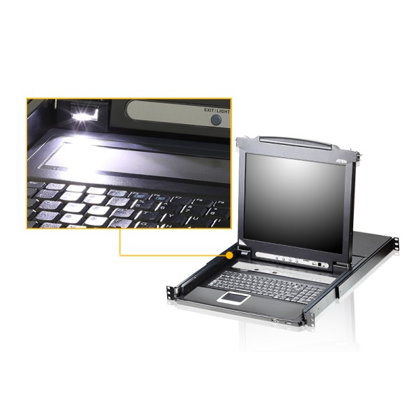 8 Port 17" LCD KVMP Switch