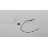 Bendable SMA cable with gap