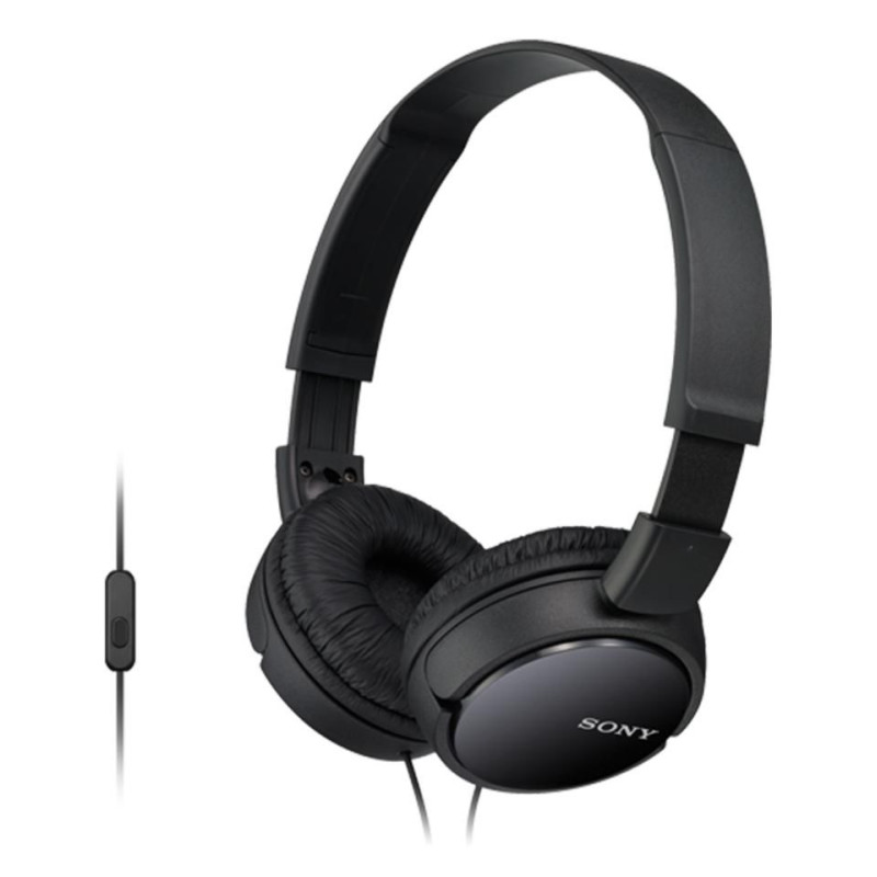Auriculares Sony MDRZX110APB/ con Micrófono/ Jack 3.5/ Negros