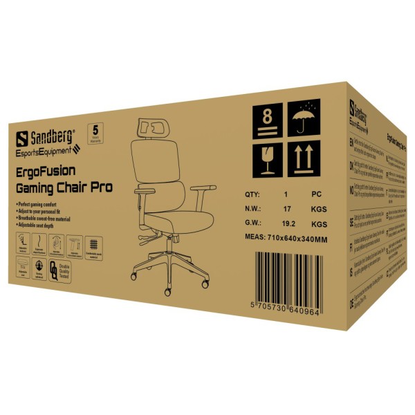 ErgoFusion Gaming Chair Pro