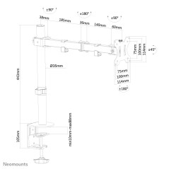 Fpma-D550Black Full Motion