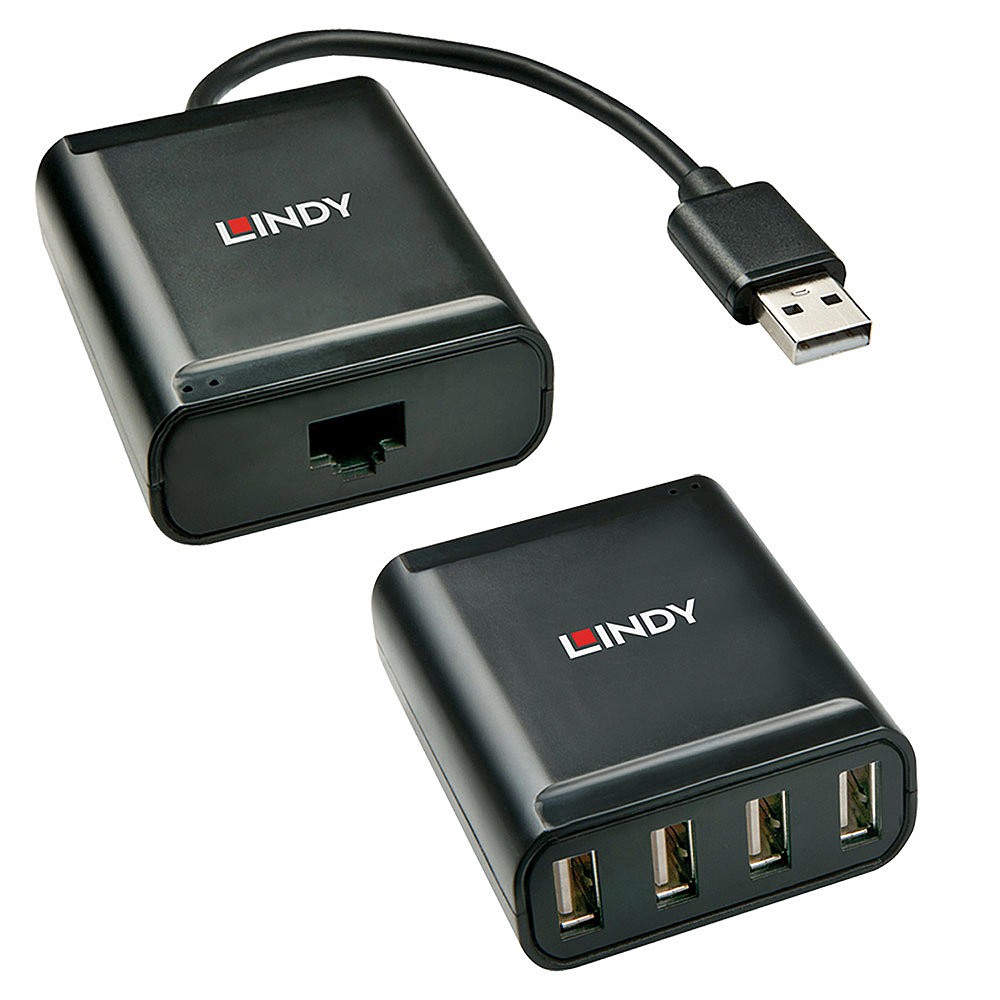 Usb 2.0 Cat.5 Extender 60M, 4 Usb 2.0 Cat.5 Extender 60M, 4