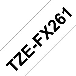 Tape/36mm black on white f P-Touch