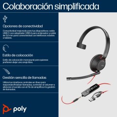 Blackwire 5210 Monaural USB-C
