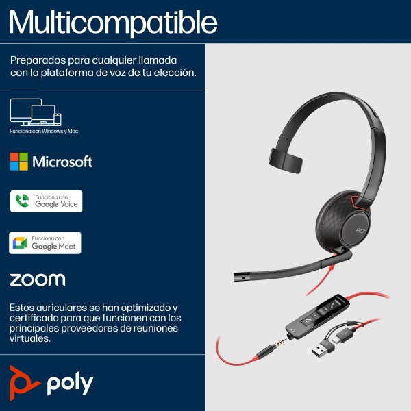 Blackwire 5210 Monaural USB-C