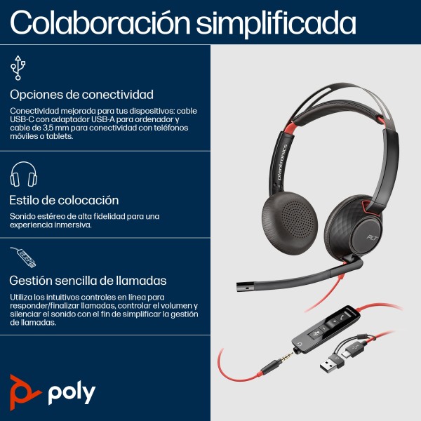 Blackwire 5220 Stereo USB-C