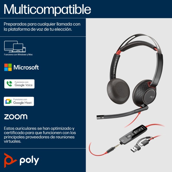 Blackwire 5220 Stereo USB-C
