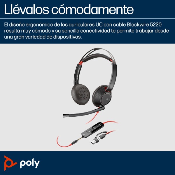 Blackwire 5220 Stereo USB-C