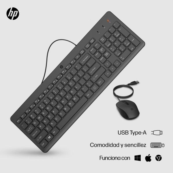 150 Wired Mouse and Keyboar