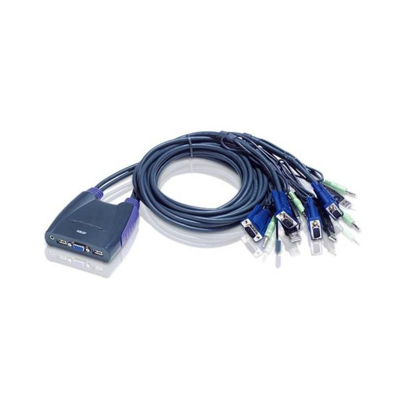 CS64US 4-Port Cable KVM Switch