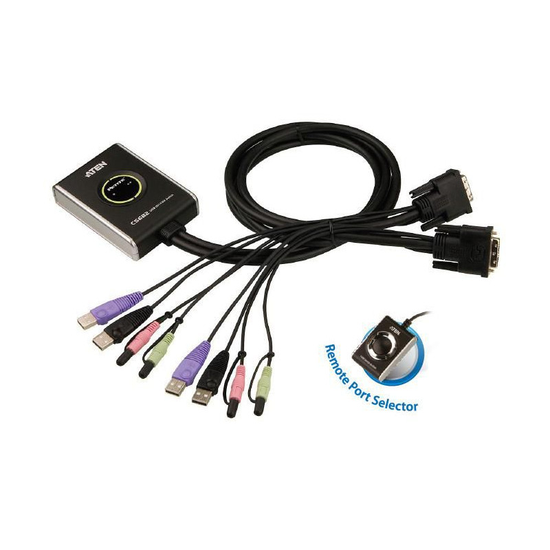 CS682 2-Port Cable KVM Switch