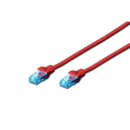 CAT 5e U-UTP patch cord, PVC