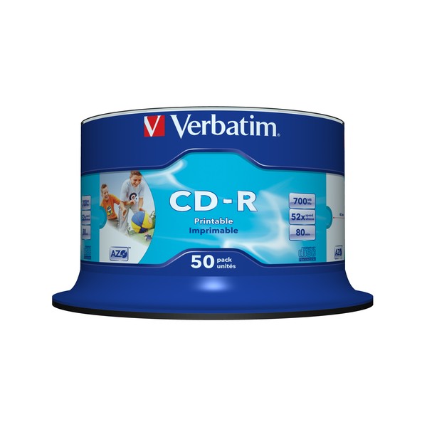Wide Printable, 52X 700MB