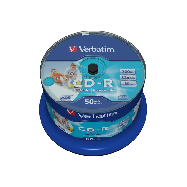 Wide Printable, 52X 700MB