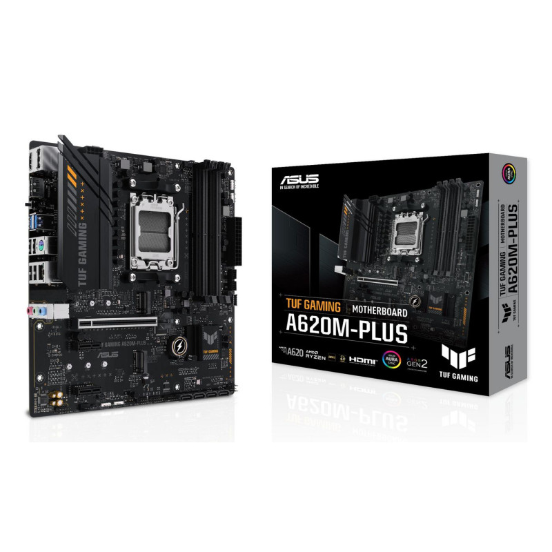 ASUS TUF GAMING A620M-PLUS AMD A620 Zócalo AM5 micro ATX | APLIUM