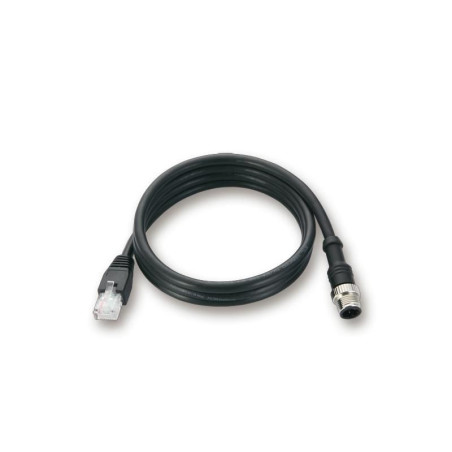M12 - RJ45, 1m networking