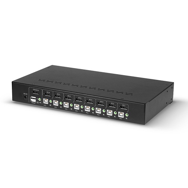 8 Port DisplayPort 1.2, USB