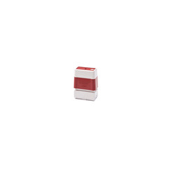 Pack 6 Red self-inking stamps 14x38
