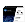 HP 26X HY Original LaserJet 2pk Black