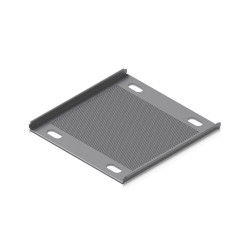 Fixed shelf accessory for