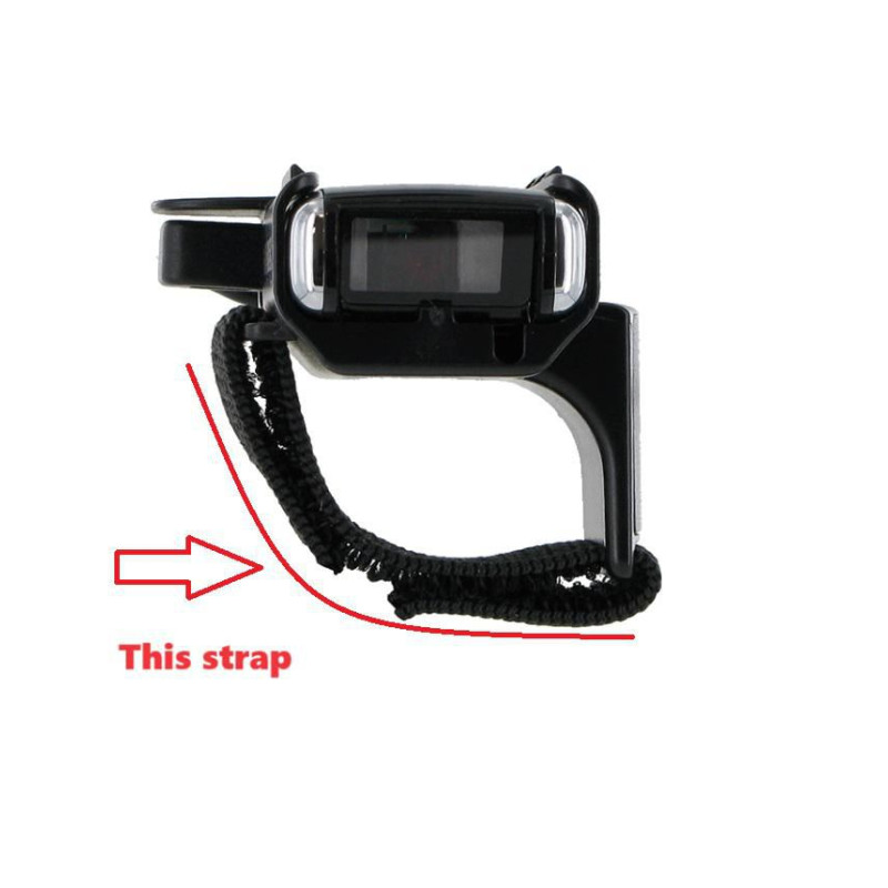 Ring scanner velcro strap