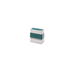 Pack 6 Green self-inking stamps 22x60