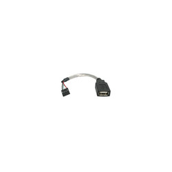 6" USB A to USB 4 Pin Header Cable