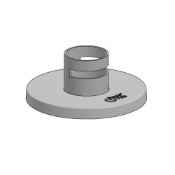 Pipe with flange cover