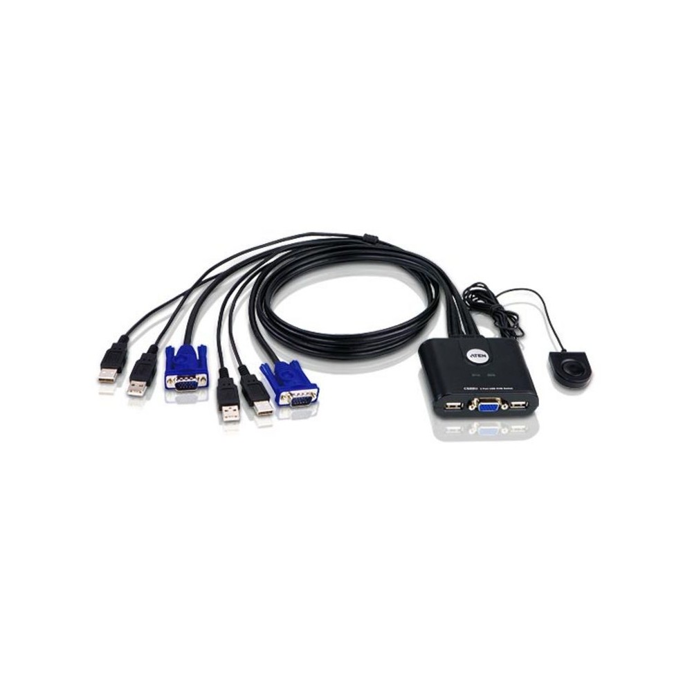 CS22U 2-Port Cable KVM Switch CS22U 2-Port Cable KVM Switch