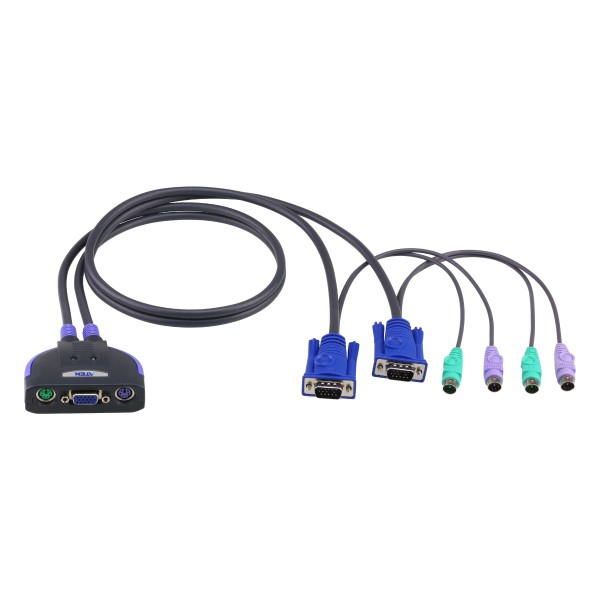 CS62S 2-Port Cable KVM Switch