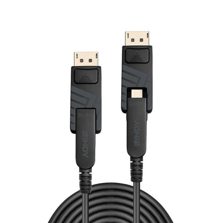 Lindy 38483 cable DisplayPort 40 m Mini DisplayPort Negro | APLIUM