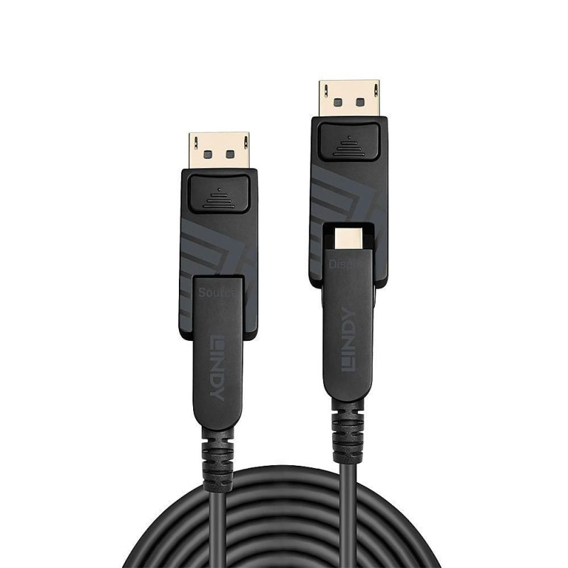 Lindy 38486 cable DisplayPort 100 m Mini DisplayPort Negro | APLIUM