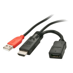 Lindy 41080 Adaptador gráfico USB Negro, Rojo | APLIUM