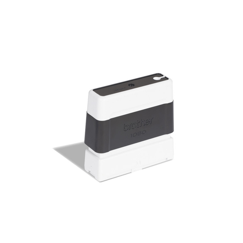 Pack 6 black self-inking stamps 10x60mm