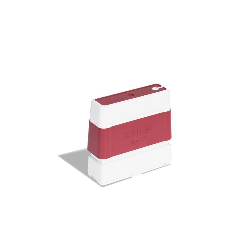 Pack 6 Red self-inking stamps 10x60mm