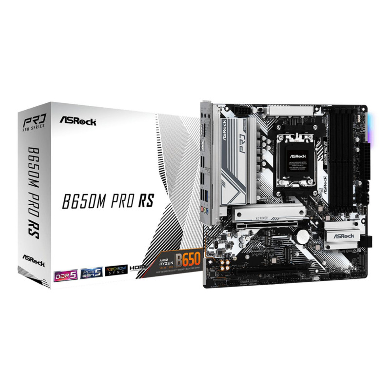 Asrock B650M Pro RS AMD B650 Zócalo AM5 micro ATX | APLIUM