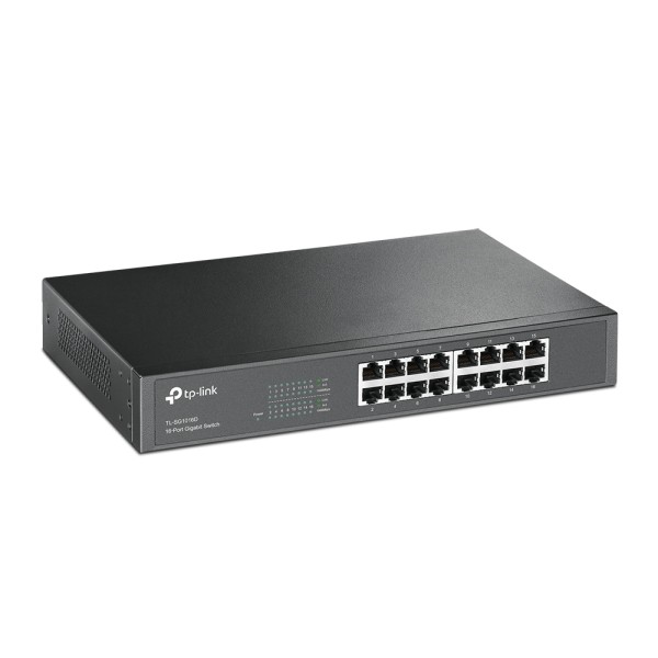 16-Port Gigab. ECO-Switch 19"