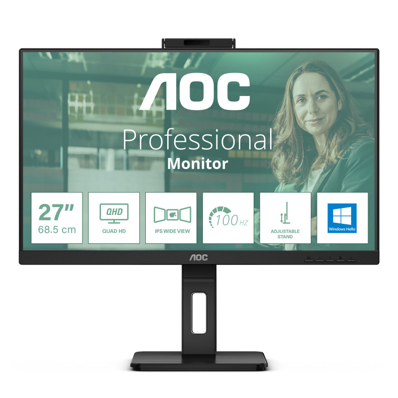 Q27P3CW 27"2560x1440 LED USBC HDMI DP