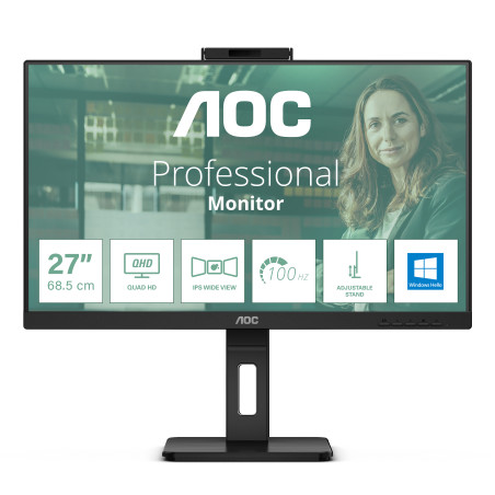 Q27P3CW 27"2560x1440 LED USBC HDMI DP