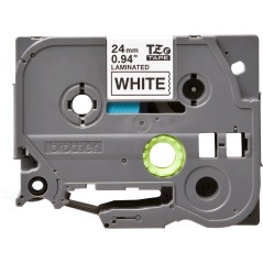 P-Touch Tape Black on White
