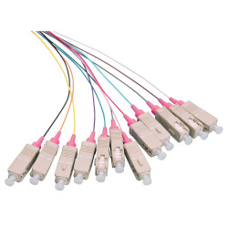 Fiber Pigtail Set 12x SC OM4