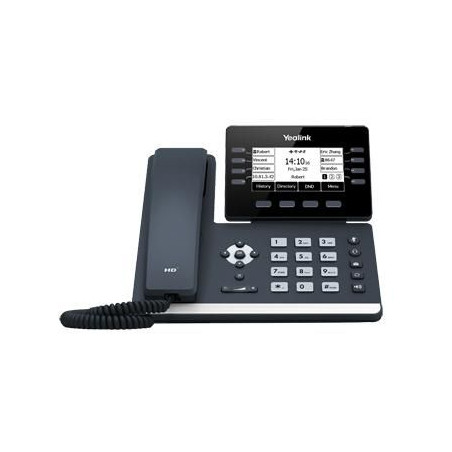 SIP-T53W IP phone Black Wired