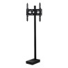 Retractable Bolt-down In-window Digital Signage Floor Stand | APLIUM